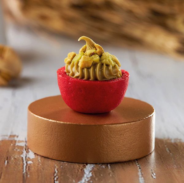 Mini tartaleta de pistacho